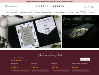 vintageprints.co.uk screenshot