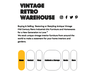 vintageretrowarehouse.com screenshot