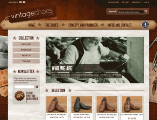 vintageshoescollection.com screenshot