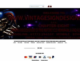 vintagesigndesigns.co.uk screenshot