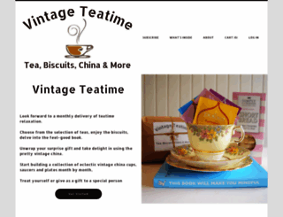 vintageteatime.co.uk screenshot