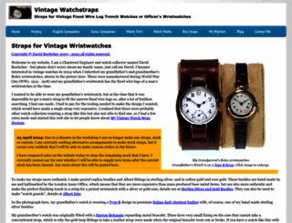 vintagewatchstraps.com screenshot