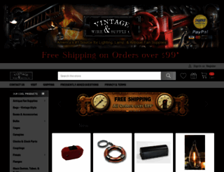 vintagewireandsupply.com screenshot