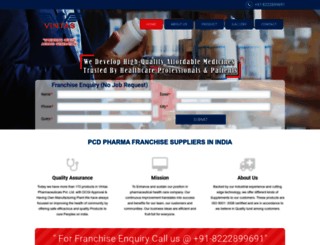 vintaspharma.com screenshot