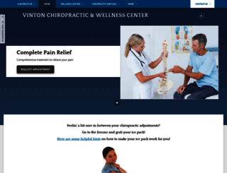 vintonchiropractic.com screenshot