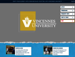vinu.edu screenshot