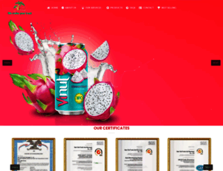 vinutbeverage.com screenshot