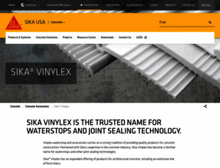 vinylexwaterstop.com screenshot