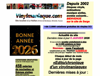 vinylmaniaque.com screenshot