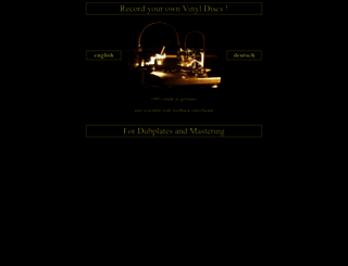 vinylrecorder.com screenshot