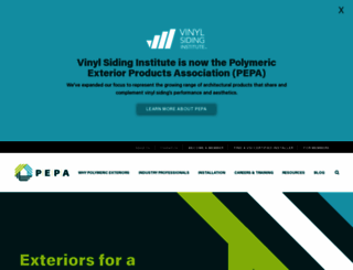 vinylsiding.org screenshot