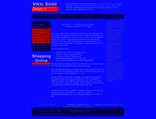 vinylsignsdirect.com screenshot