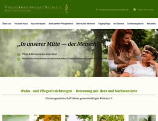 vinzenzgemeinschaft-neuss.de screenshot