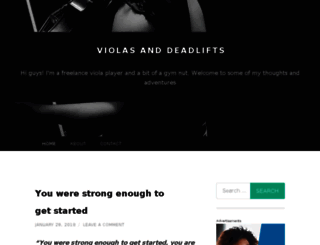 violasanddeadlifts.wordpress.com screenshot