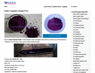 violet-tungsten-oxide.com screenshot