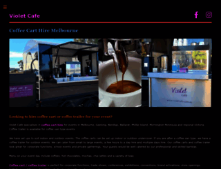 violetcafe.com.au screenshot