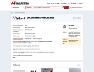 violetchina.en.made-in-china.com screenshot