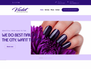 violetnailsdesign.com screenshot