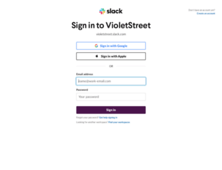 violetstreet.slack.com screenshot
