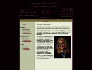 violettelaw.com screenshot