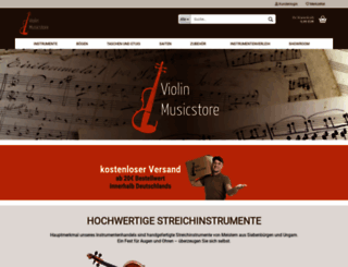 violin-musicstore.de screenshot