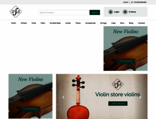 violin-store.com screenshot