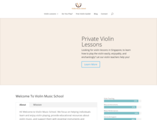 violinmusicschool.net screenshot