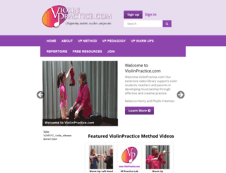 violinpractice.com screenshot