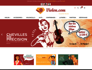violon.com screenshot