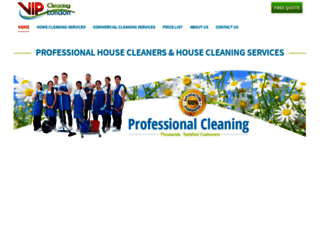 vip-cleaning-london.com screenshot