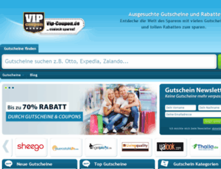 vip-coupon.de screenshot