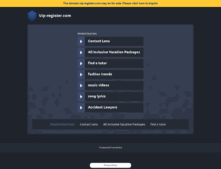 vip-register.com screenshot