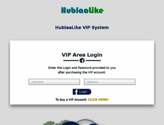 vip.hublaalike.com screenshot