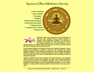 vipassanadhura.com screenshot