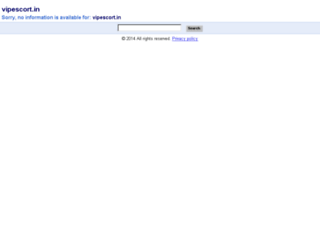 vipescort.in screenshot