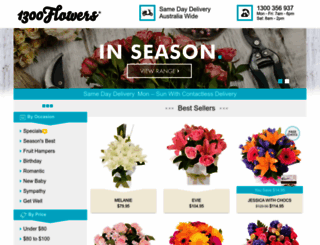 vipflowers.com.au screenshot