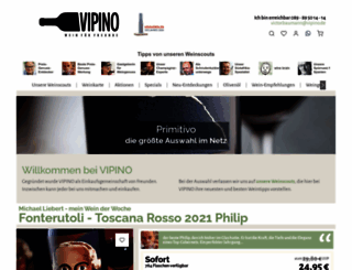 vipino-wein.de screenshot