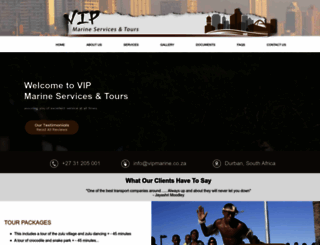 vipmarine.co.za screenshot