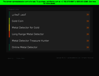 vipmetaldetector.com screenshot