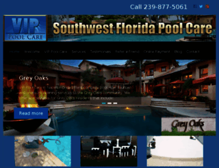vippoolcare.com screenshot