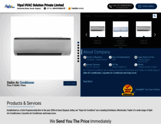 vipulaircondition.in screenshot
