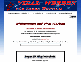 viral-werben.de screenshot