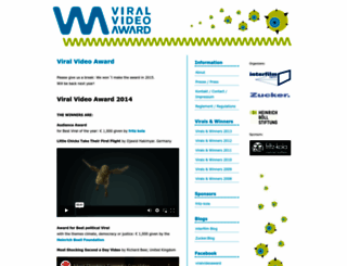 viralvideoaward.com screenshot