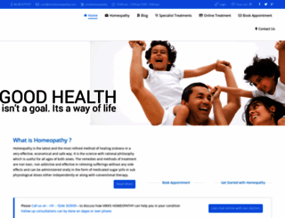virashomeopathy.com screenshot