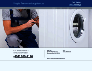 virgilsappliances.com screenshot