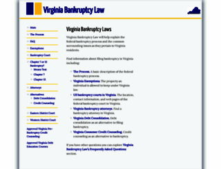 virginia-bankruptcy.com screenshot