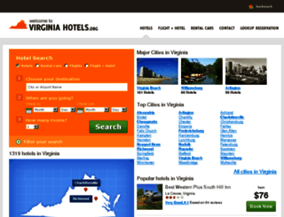 virginia-hotels.org screenshot