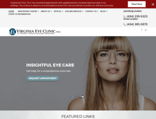 virginiaeyeclinic.com screenshot