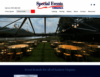 virginiaspecialevents.com screenshot