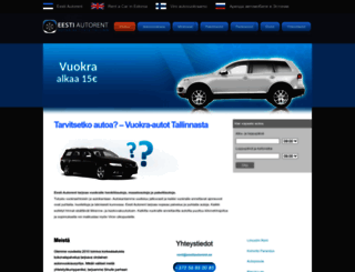 viroautovuokraamo.fi screenshot